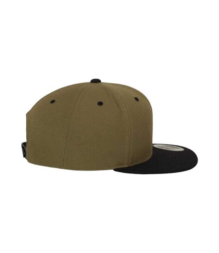 Classic Two Tone Cap Olive Black Flexfit