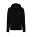 Mens Wetalk Patch Logo Hoodie Black Hugo Boss-2