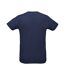 T-shirt Sprint Adulte Bleu Marine Français SOLS-2