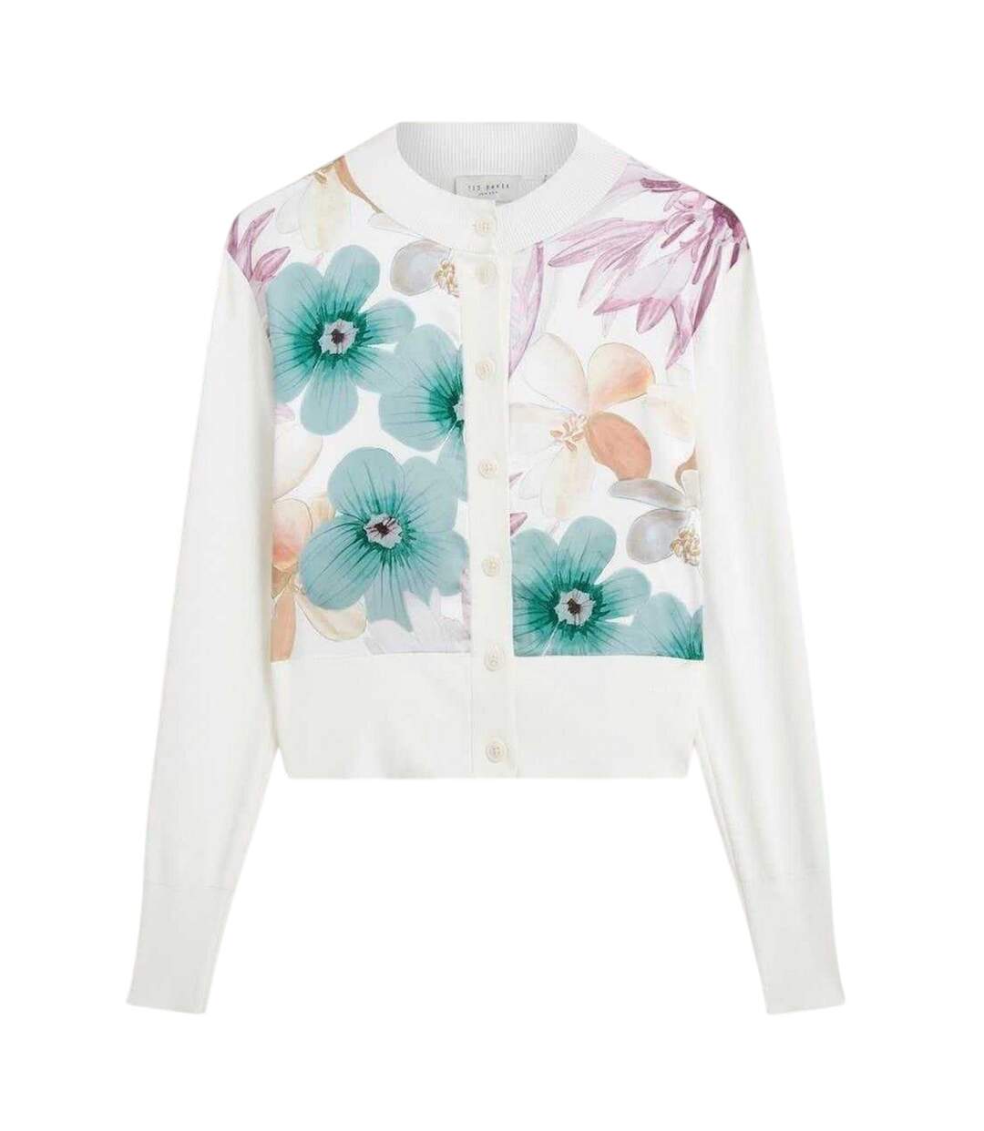 Cardigan Motif/style Floral Femme Blanc Cassé Ted Baker-2