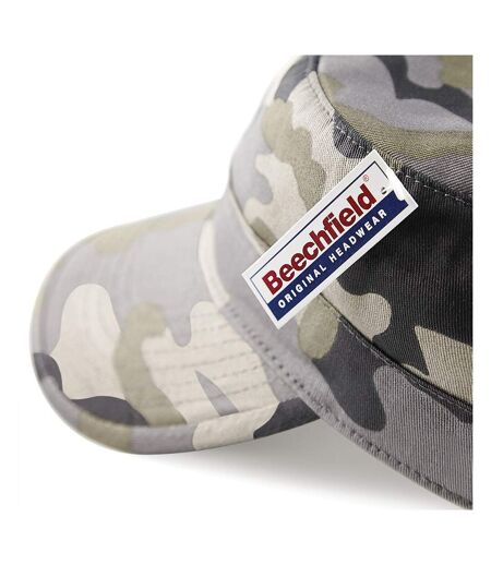 Casquette armée à motif camouflage 100% coton adulte unisexe camouflage champs Beechfield