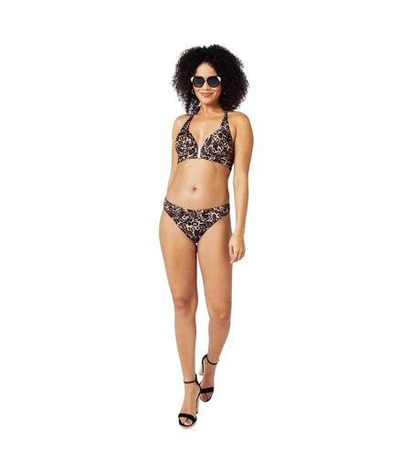 Bas De Maillot De Bain Motif/style Imprimé Léopard Icon Femme Marron Noir Biba