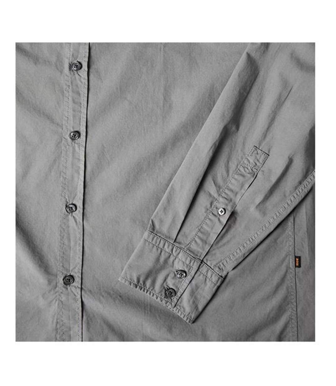 Chemise Manches Longues Relegant M Homme Gris Boss-3