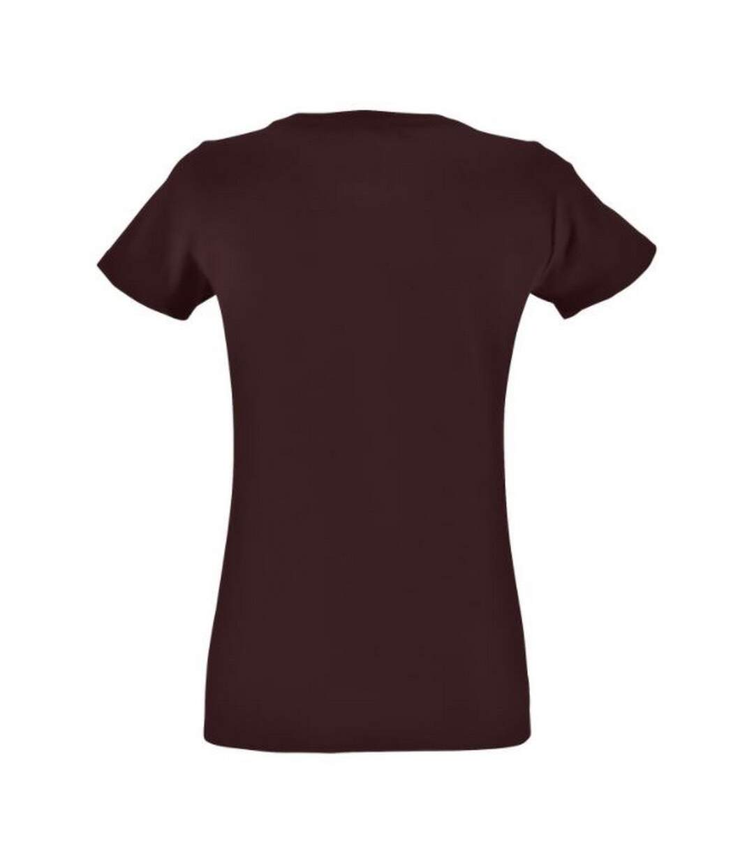 T-shirt regent femme bordeaux SOLS