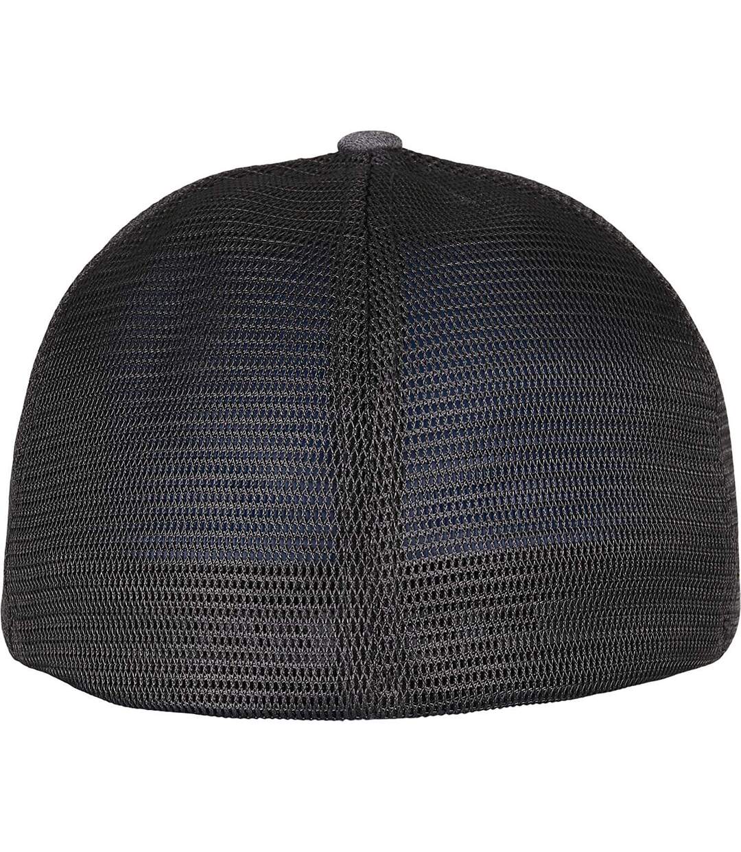 Casquette trucker flexfit adulte gris foncé / noir Yupoong