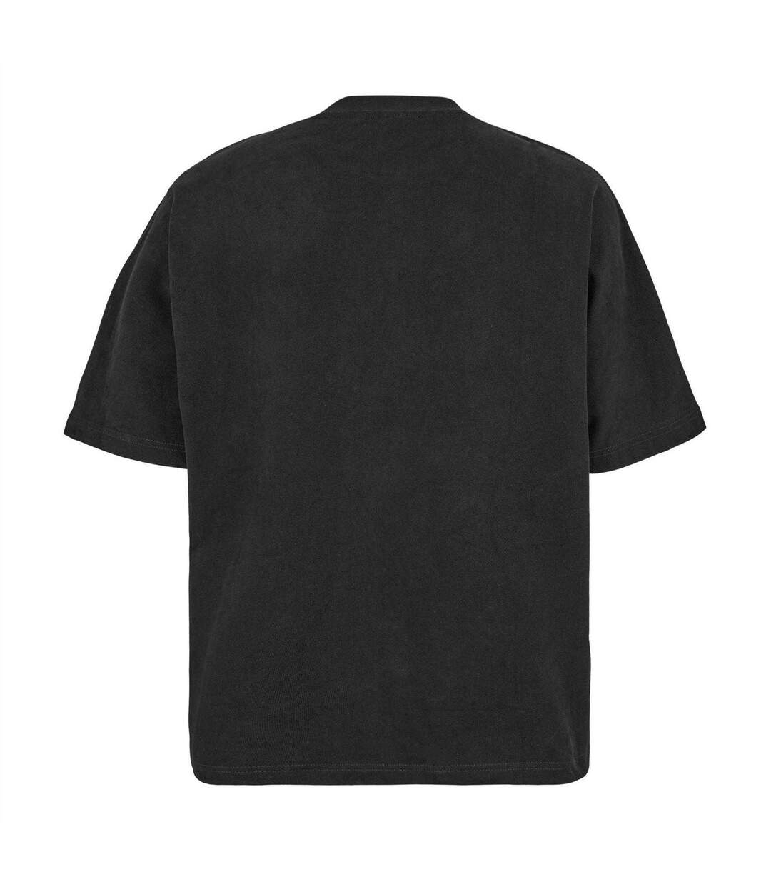 Mens Logo Boxy T-shirt Black Yellow GodMade-3