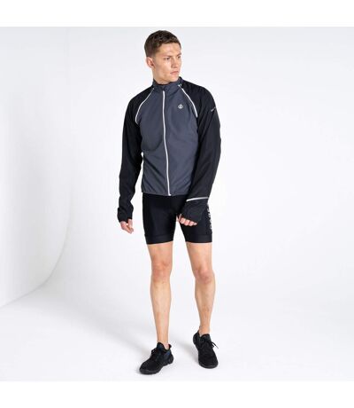 Mens Oxidate Windshell Jacket Black Ebony Dare 2b