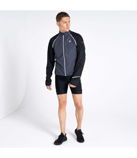 Mens Oxidate Windshell Jacket Black Ebony Dare 2b