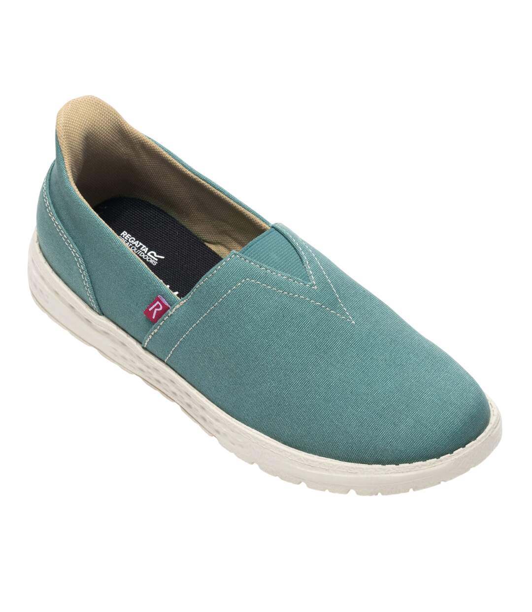 Womens/ladies Salcombe Casual Shoes Ivy Moss Regatta-1