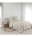 Parure de Lit 3 Pièces Nebulla 260x240cm Beige-2