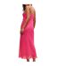 Robe Mi-longue Bretelles Fines Femme Rose Nobody´s Child-3