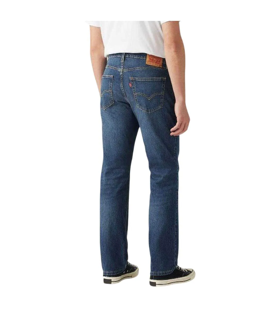 Mens Denim 5 Pockets Tapered Jeans Blue Levis-3