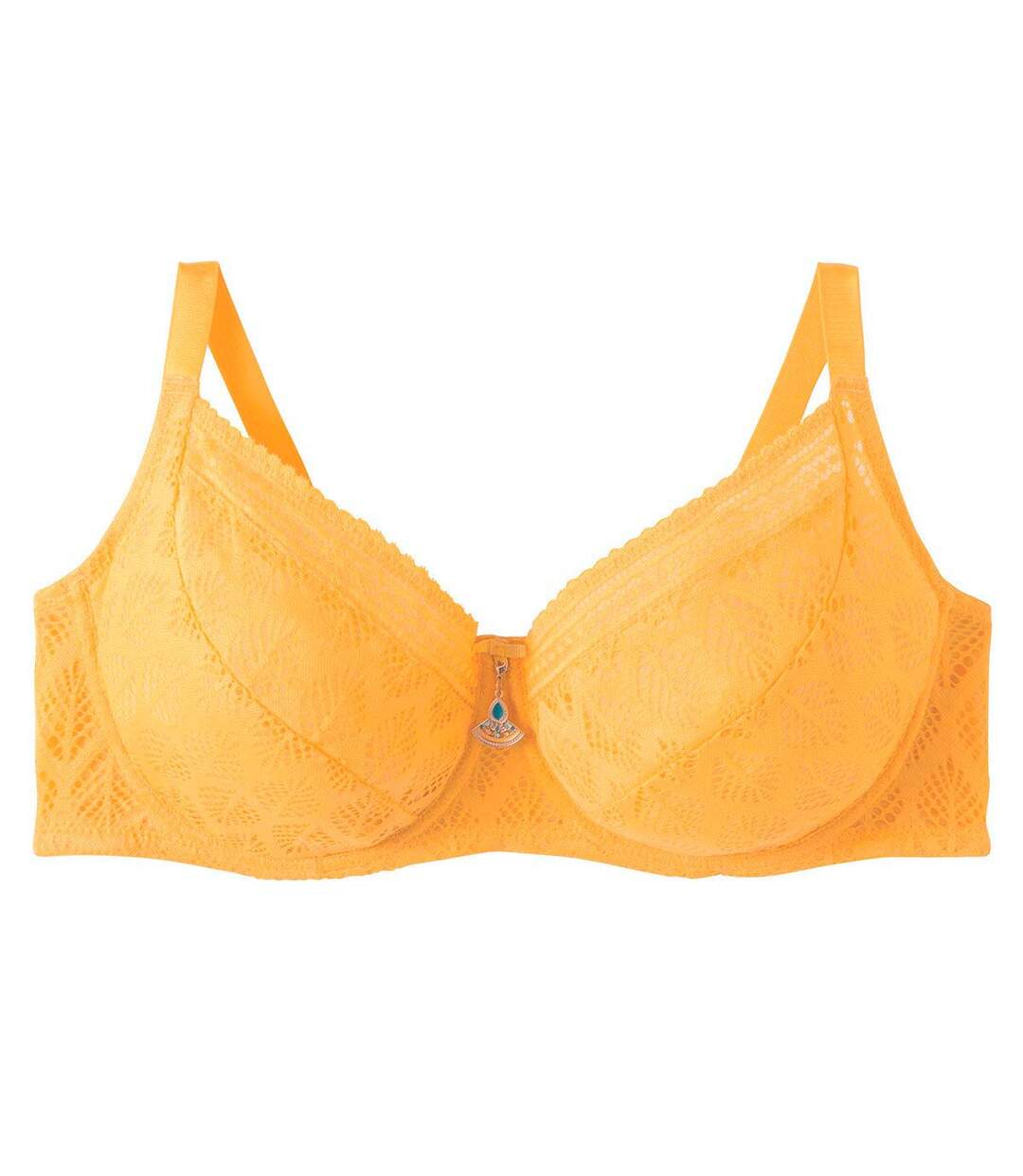 Soutien-gorge à armatures grand maintien jaune Ruche