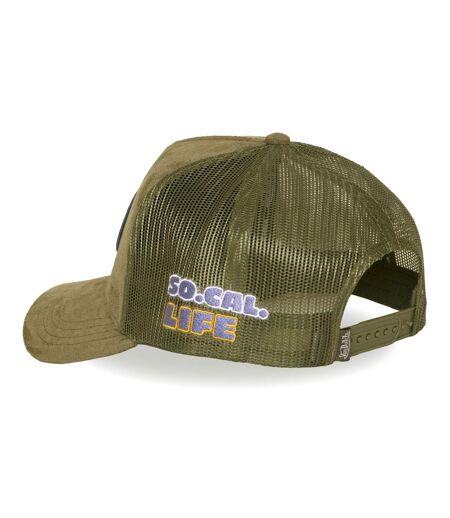 Casquette trucker filet en suédine avec patch Fur Dusty Vondutch