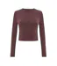 Haut Manches Longues Femme Marron I Saw It First-1