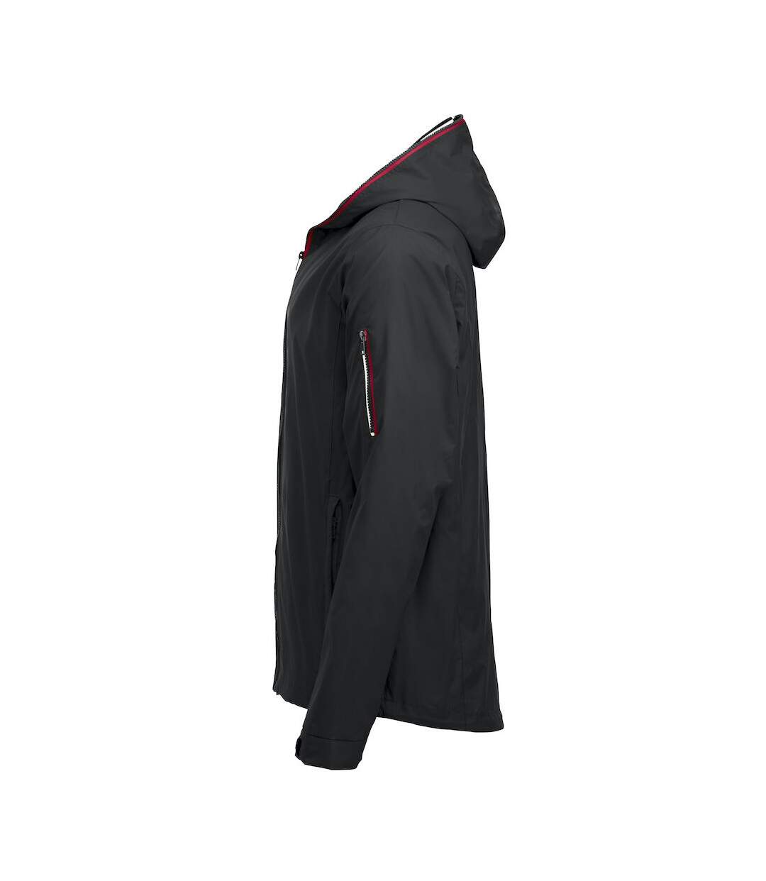Clique Mens Seabrook Hooded Jacket (Black)
