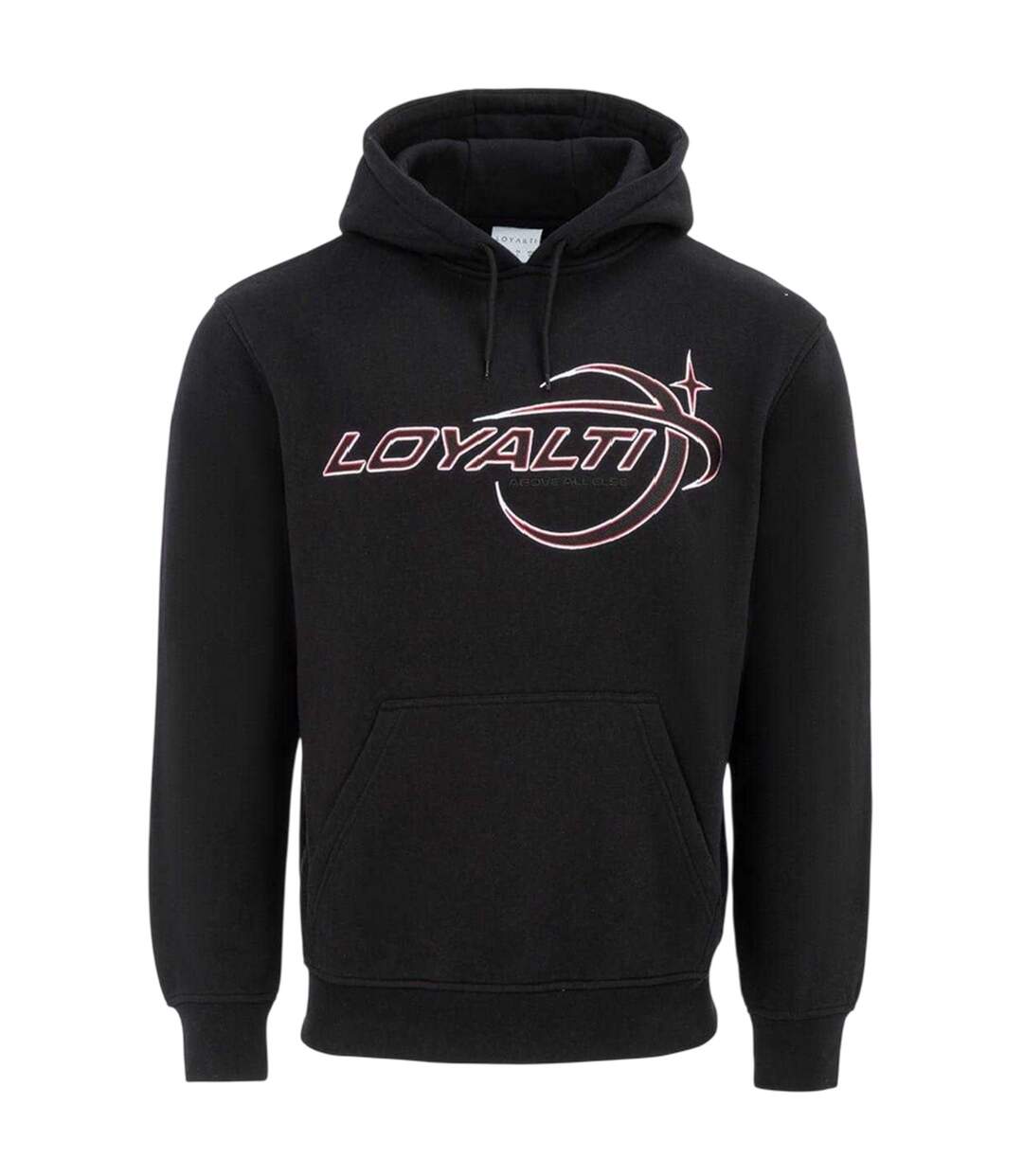 Sweat À Capuche Avec Cordons Motif/style Galaxie Homme Noir Loyalti-1