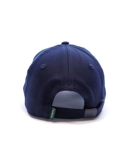 Casquette marine mixte lacoste monochrome cotton twill - taille unique
