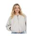 Blouson Aviateur Femme Blanc Cassé Chiné Brave Soul-4