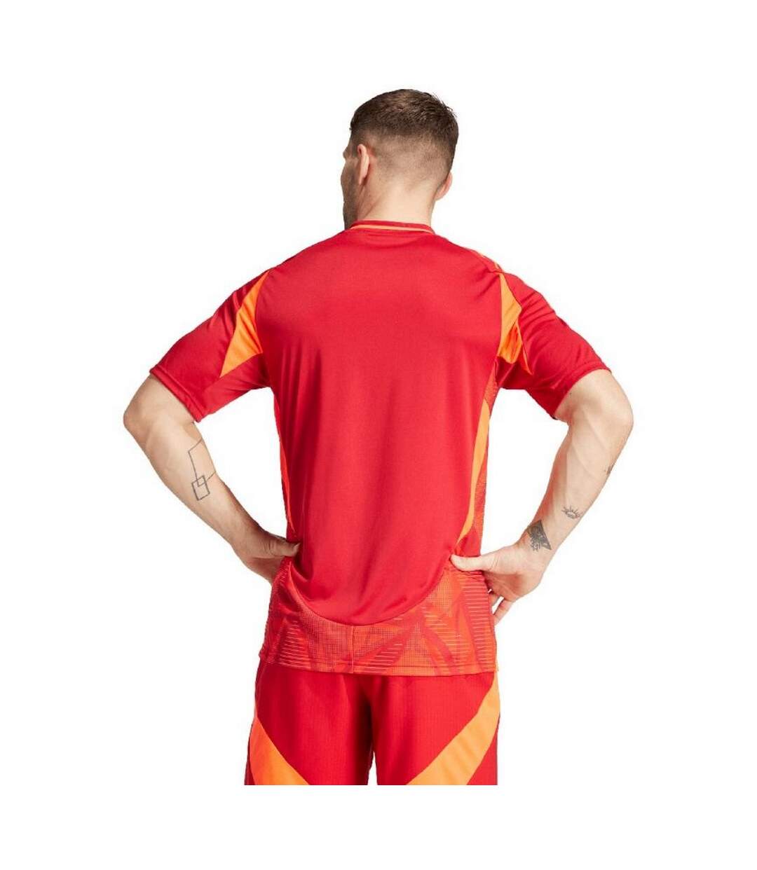 Maillot Tiro Competition Homme Rouge Orange Adidas-3