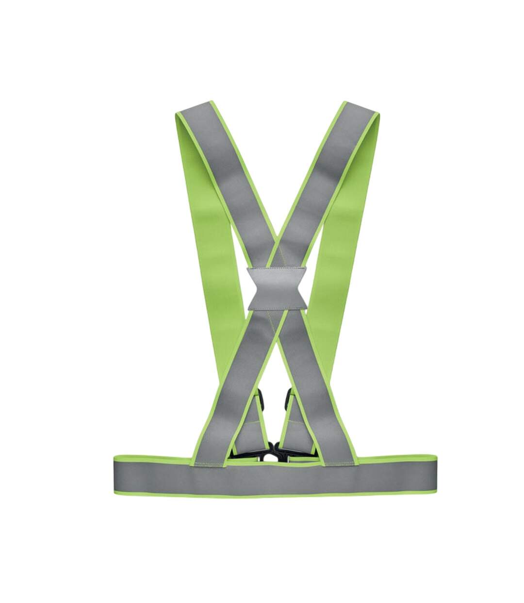Allvisible+ Reflective Adjustable Body Belt Neon Green MidOcean-2