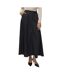 Jupe longue noir femme vero moda tara ancle-1