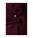 Womens/ladies longline wrap tall coat berry Dorothy Perkins