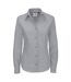 B&C Ladies Oxford Long Sleeve Shirt / Ladies Shirts & Blouses (Silver Moon)