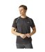 Mens virda iv t-shirt ash/black Regatta-4