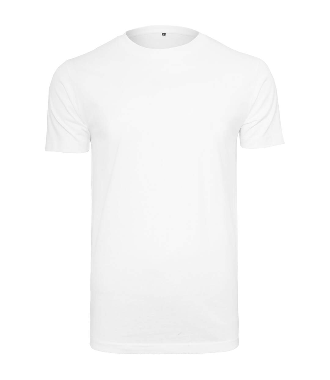 T-shirt à col rond homme blanc Build your Brand-1