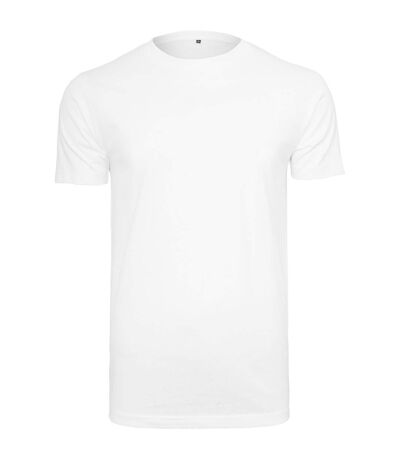 T-shirt à col rond homme blanc Build your Brand