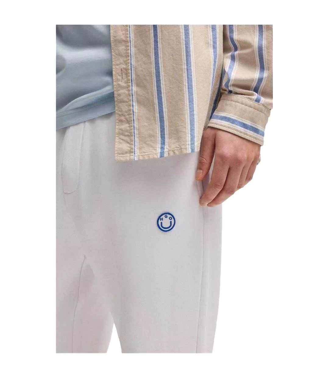 Pantalon De Jogging Nompio Homme Blanc Hugo-4