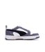 Baskets blanches/noires/bleu mixte puma caven 2.0-2