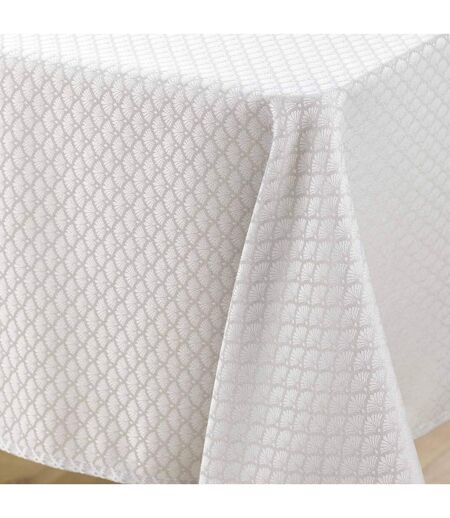 Nappe Jacquard Imprimé Artea 140x240cm Taupe