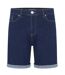 Short En Jean Femme Bleu Foncé Be You-1