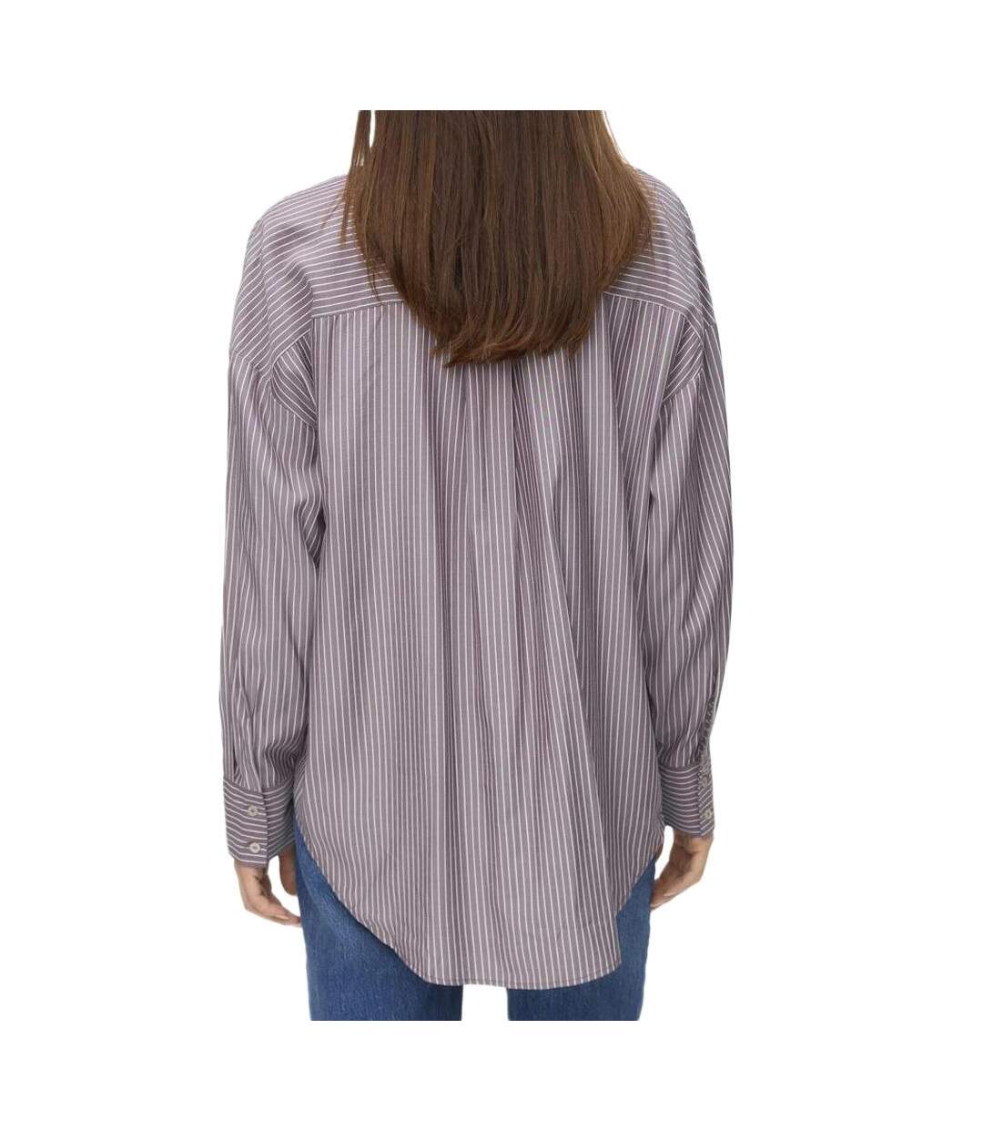 Chemise mauve femme vero moda nora-2