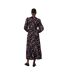 Robe Mi-longue Motif/style Floral Erina Femme Noir Finery-3
