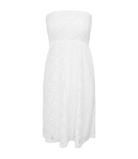 Robe Motif/style Lacets Femme Blanc Urban Classics