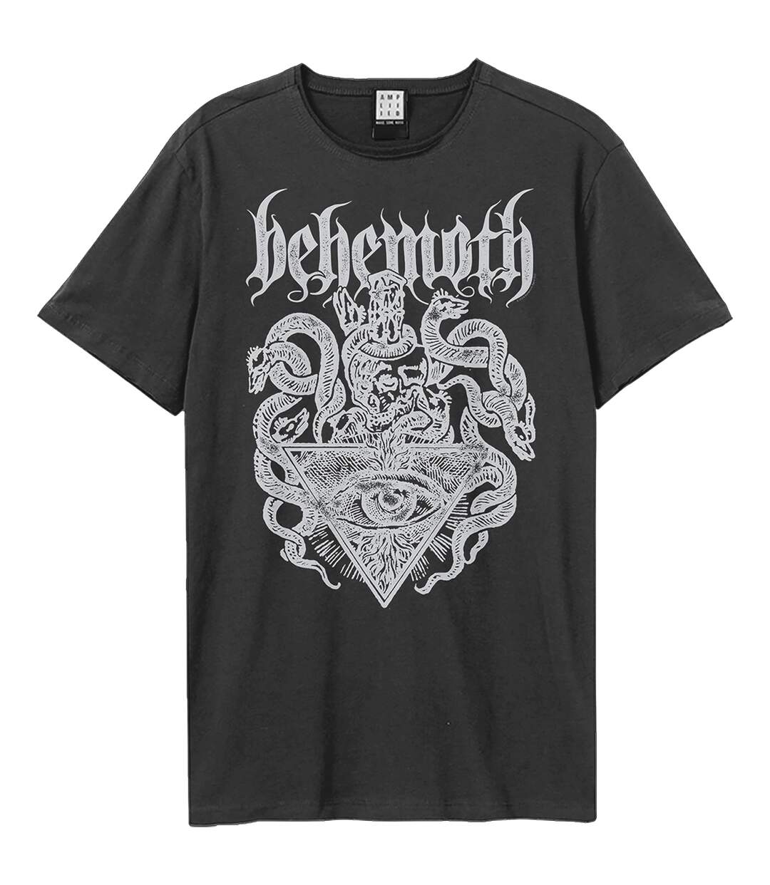 Unisex Adult Death Crest Behemoth T-shirt Charcoal Amplified-1
