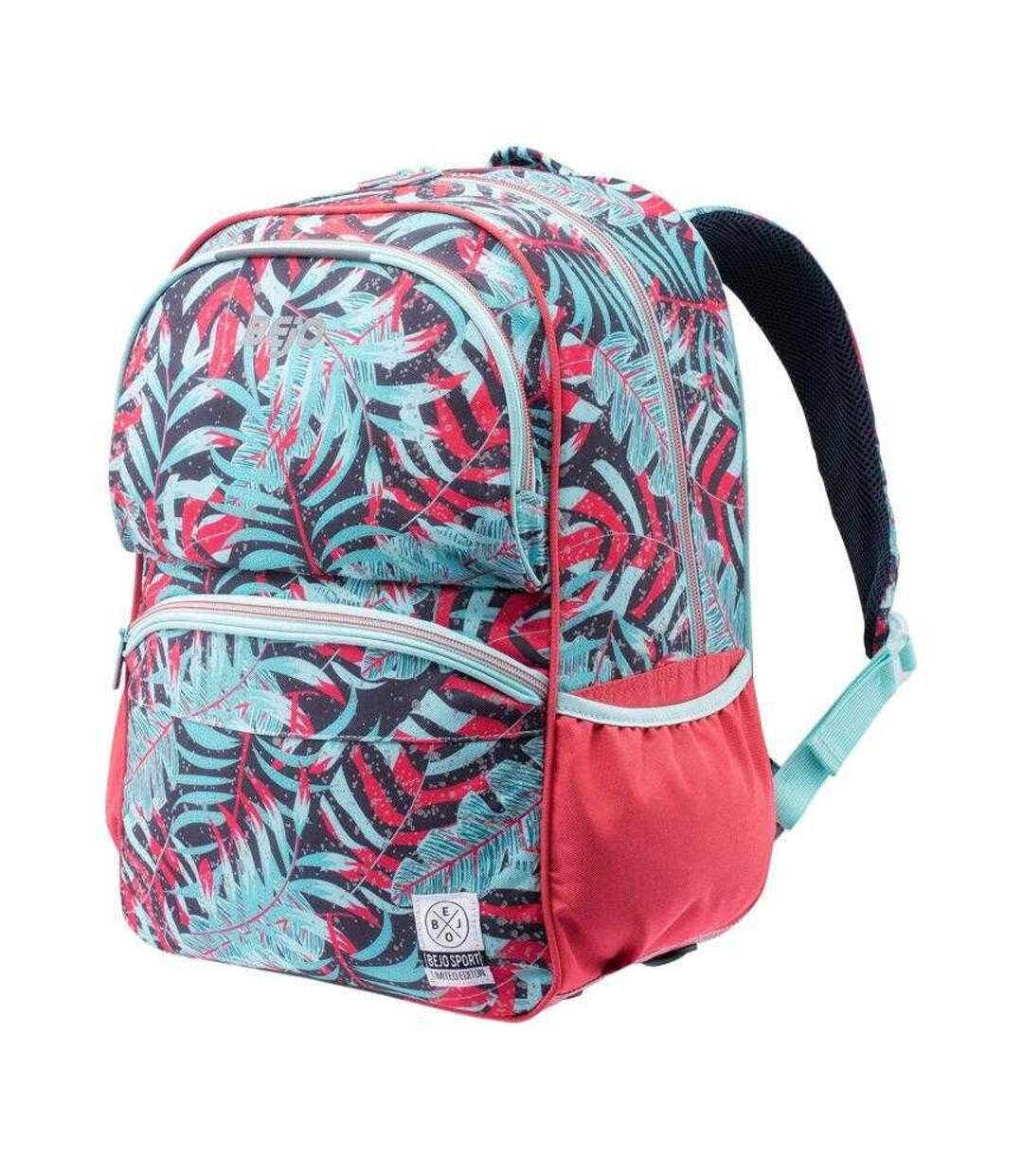Sac À Dos Motif/style Imprimé Feuille Kapsel Taille Unique Noir Rouge Bleu Bejo-3