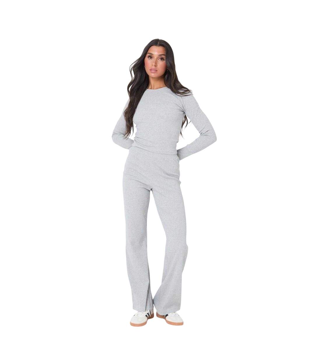 Haut Manches Longues Femme Gris Chiné I Saw It First-4