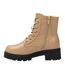 Bottines Motif/style Motard Femme Marron Clair I Saw It First-3
