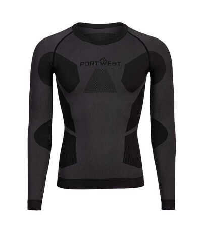 Portwest Mens Dynamic Air Base Layer Top (Charcoal) - UTPW576