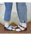 3 Pairs Mens Socks and Sandals Pattern Novelty Casual Socks | Funny Gift Idea-5