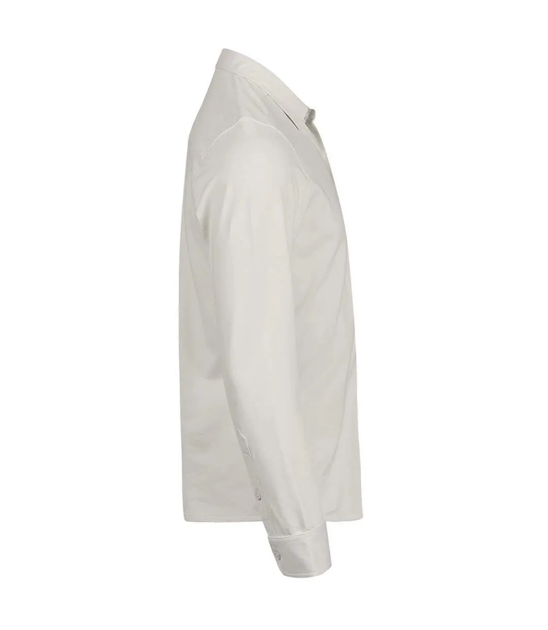 Mens Luxury Stretch Organic Long-sleeved Shirt Cement Tee Jays-3