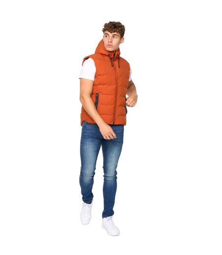 Veste Sans Manches Kampleys Homme Orange Foncé Crosshatch