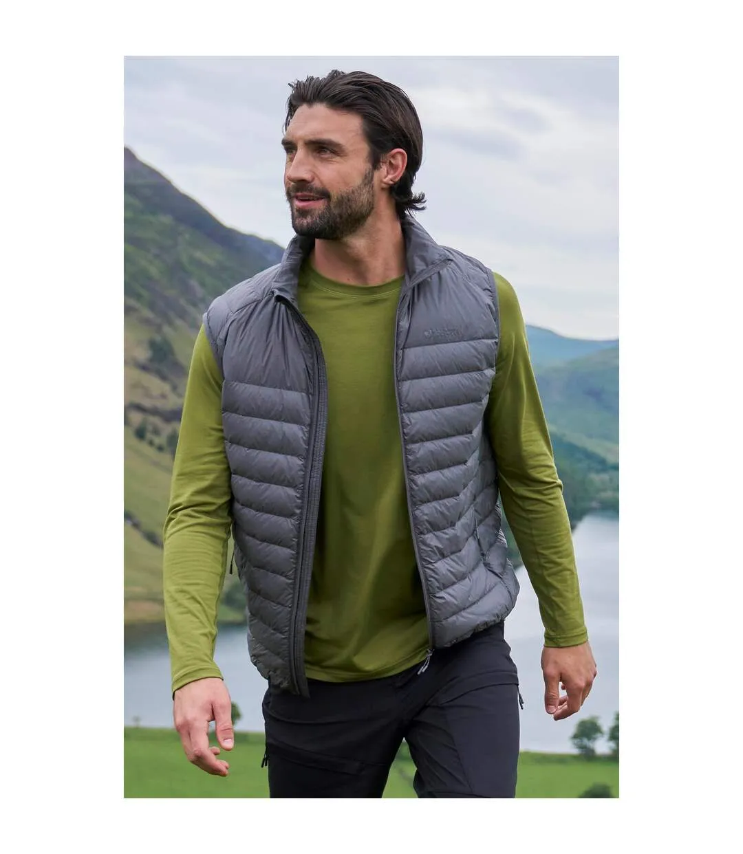 Veste Sans Manches Featherweight Homme Gris Mountain Warehouse-1