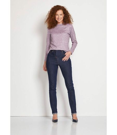 Sous-pull chaud court col montant