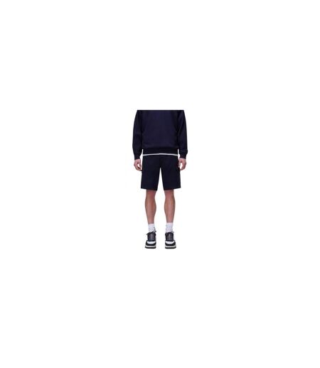 Mens Deline Cotton Blend Cargo Shorts Marine Blue Napapijri