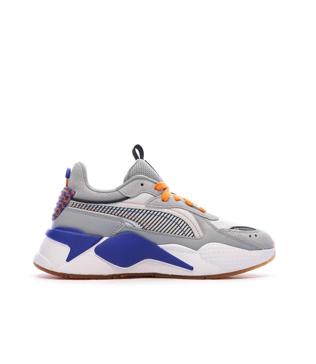 Baskets grises/bleu homme puma rocket-2